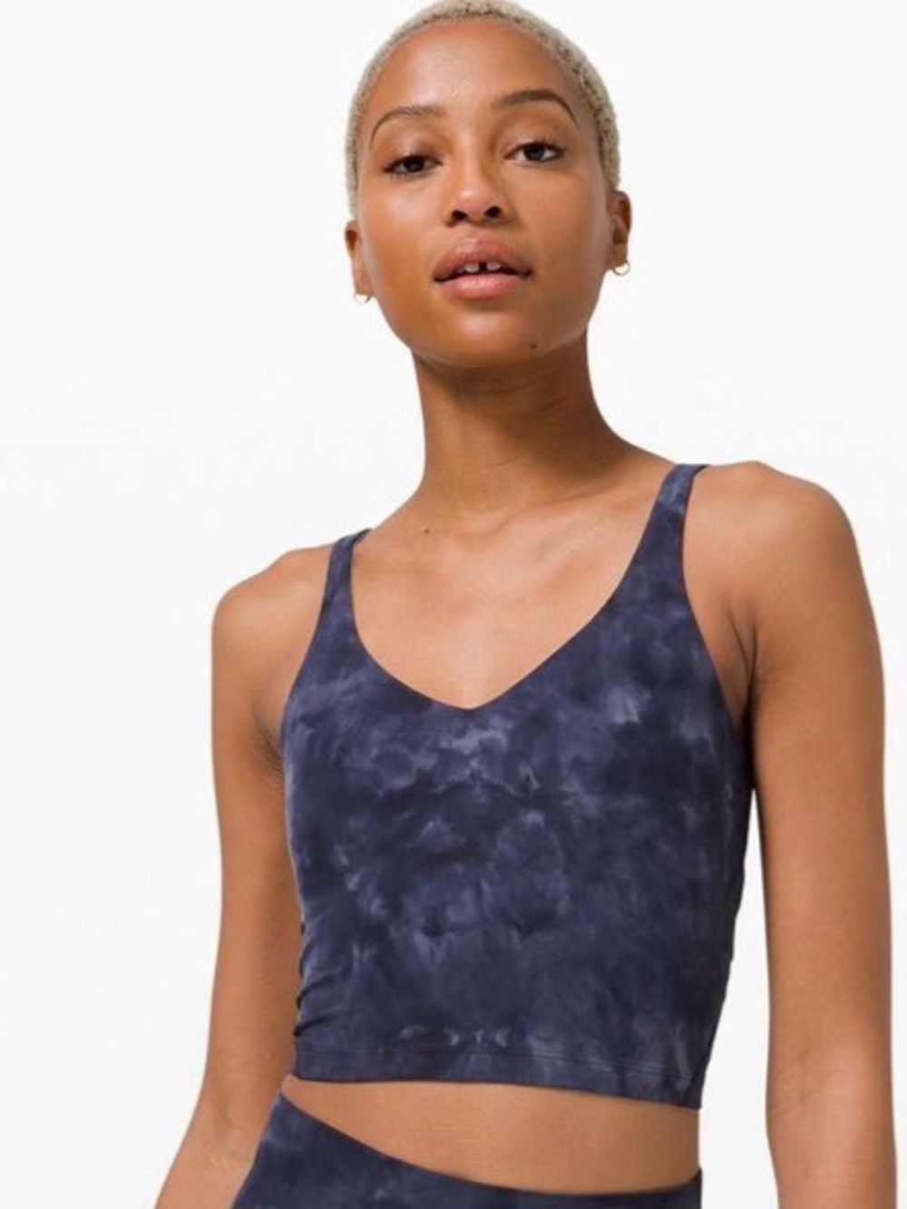 lululemon athletica Navy Diamond-Dye Align Tank